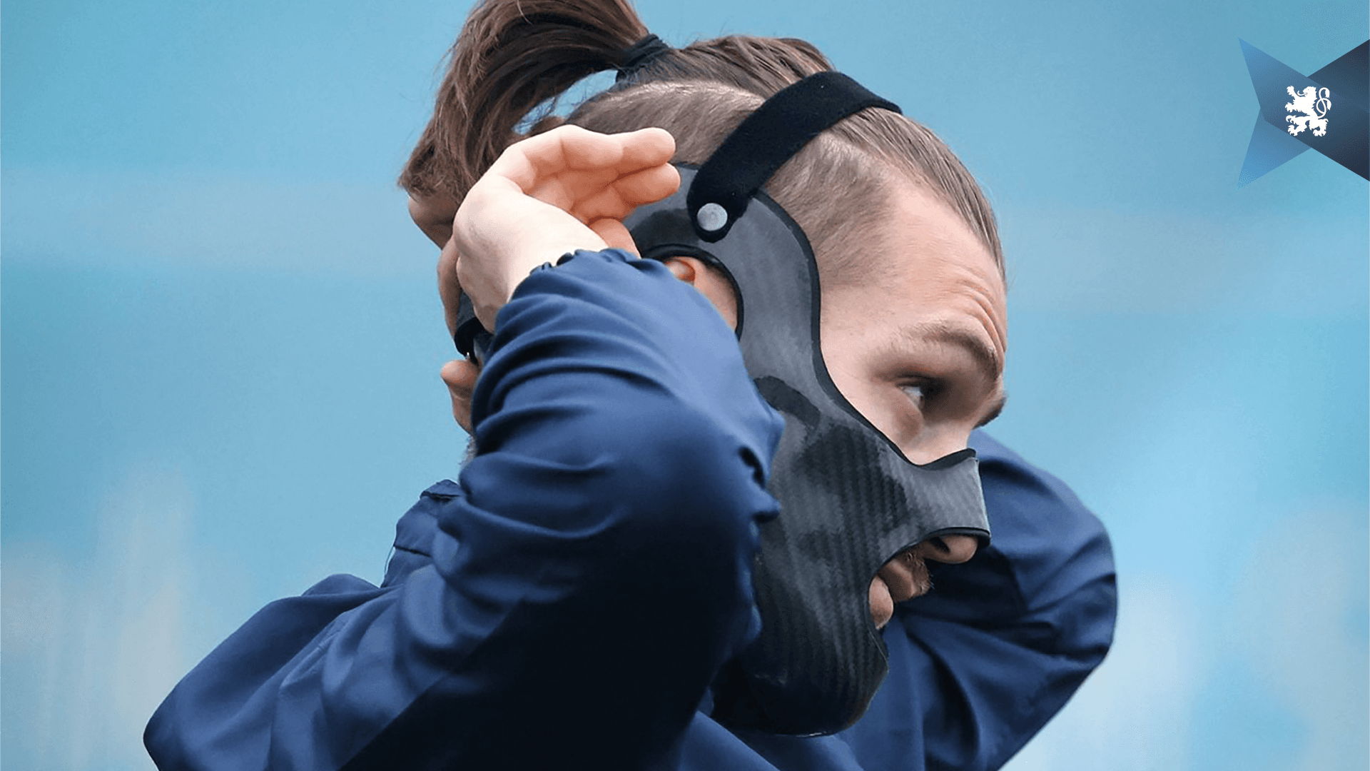 Maskenmann Haugen zurück auf dem Trainingsplatz.