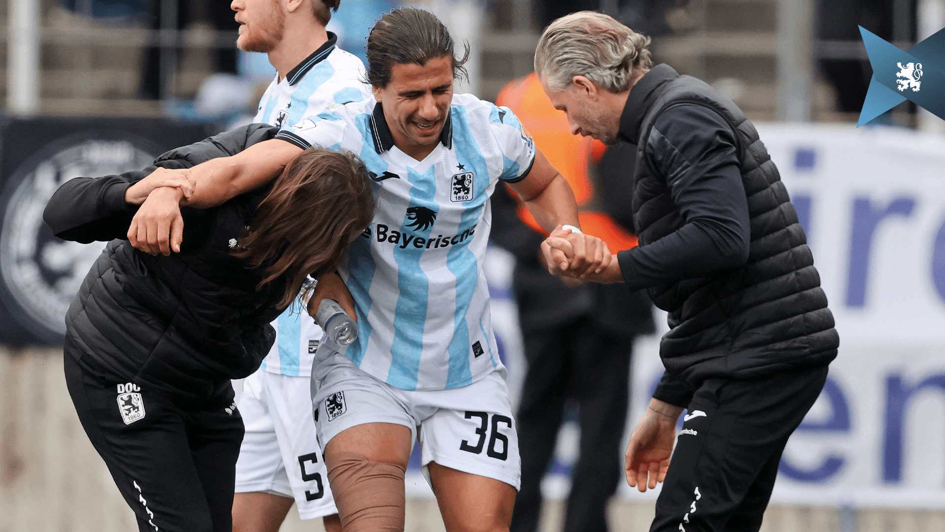 Schwere Knieverletzung bei Tunay Deniz.