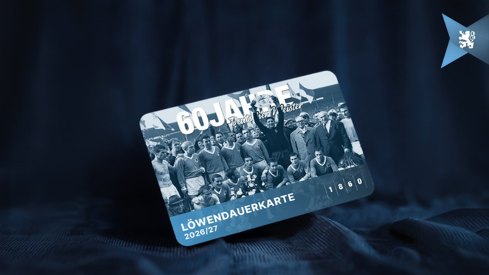 Sechzig Jahre deutscher Meister. Jetzt Dauerkarte für die Jubiläumssaison sichern.