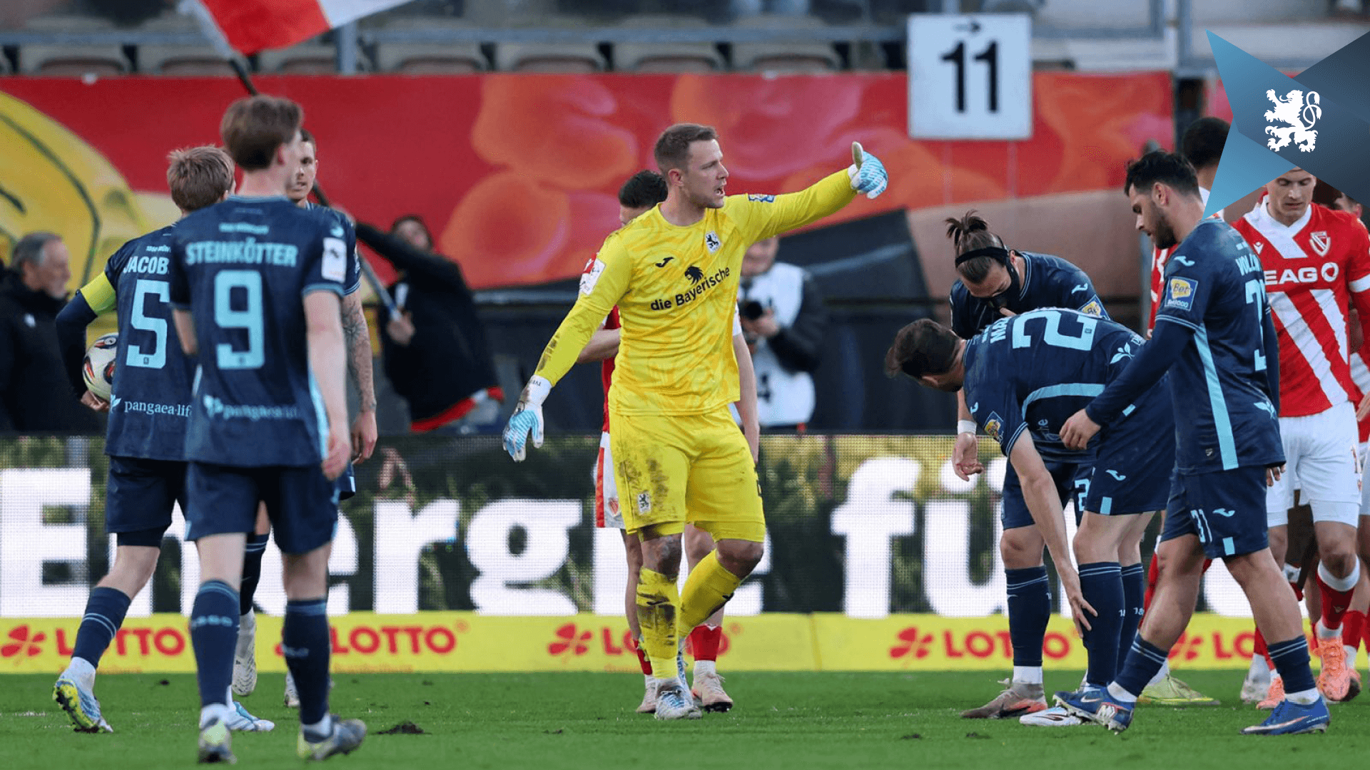 Vier Minuten Tiefschlaf: Löwen unterliegen Energie Cottbus mit 0:3.