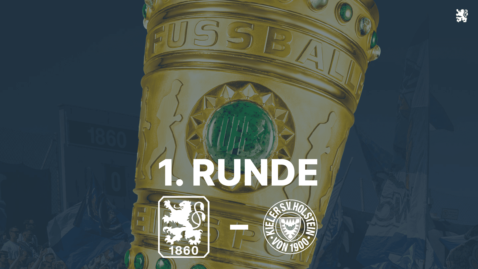 Sechzger empfangen Holstein Kiel in der 1. Runde des DFB-Pokals.